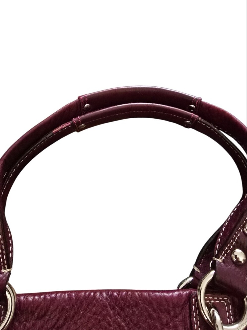 Coach Penelope Magenta Shoulder Signature Canvas Tote Bag 14422 - Picture 6 of 12